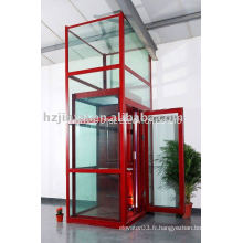 Luxury 200kg mini ascenseur vitré ascenseur villa